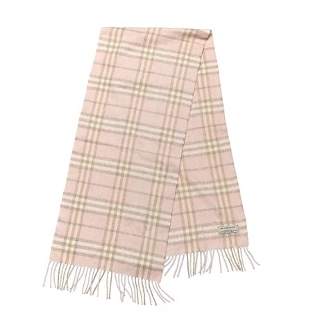 burberry hot pink check|burberry pink check cashmere scarf.